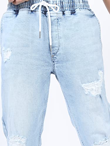 Image of Ketch Men's Stretch Fit Mid Rise Jogger Mid-Rise Jeans (Stretchable)