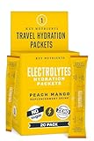 KEY NUTRIENTS Electrolytes Powder Packets - Fresh Pink Lemonade 40 Pack Hydration Packets - Travel Hydration Powder - No Sugar, No Calories, Gluten Free - Made in USA