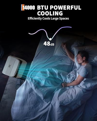 Image of Garvee 14,000 BTU Portable Air Conditioner, 3-in-1 Portable AC Unit with Cool, Dehumidifier & Fan Modes, Covers Rooms up to 750 sq.ft, Sleep Mode, Remote Control, Timer & Full Window Kit