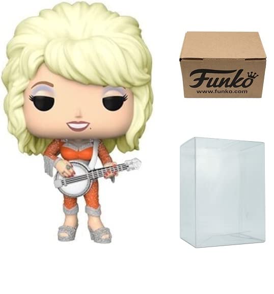 Pop Rocks: Dolly Parton. Vinyl #268 (Bundled with EcoTek Protector Case and Pop Shipper Box for Additional Protection)