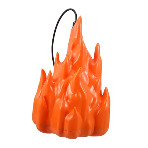 Iluminación acogedora sin riesgos usando la lámpara LED efecto fuego para terraza