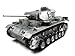 Produktbild Amewi Panzer II Panzermodell mit Fernsteuerung, Vollmetall, 2,4 GHz, RTR + Airsoft, Sound-Effekte