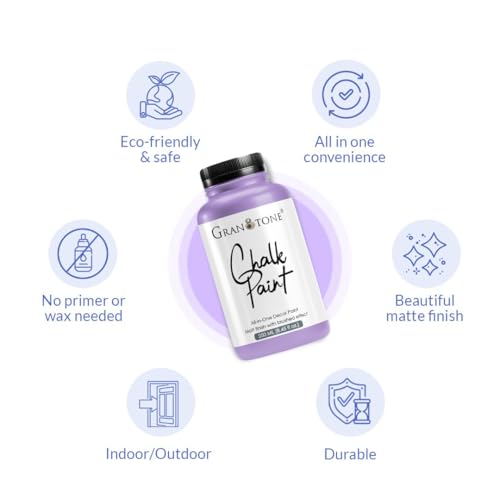 Image of GRANOTONE Chalk Paint Verve Violet 250 ml Matte Finish