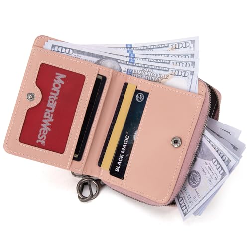 Image of Montana West Small Wallet for Women Female Ladies with a Detachable Wristlet Women's Wallet with Rfid Blocking Lining Minimalist Lightweight & Easy to Carry