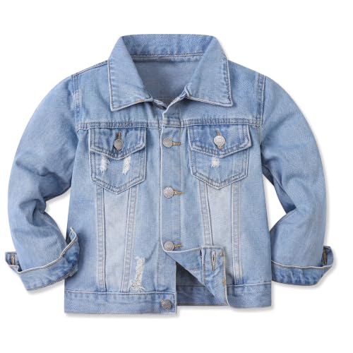 Image of Cromoncent Toddler Denim Jacket for Boys Girls
