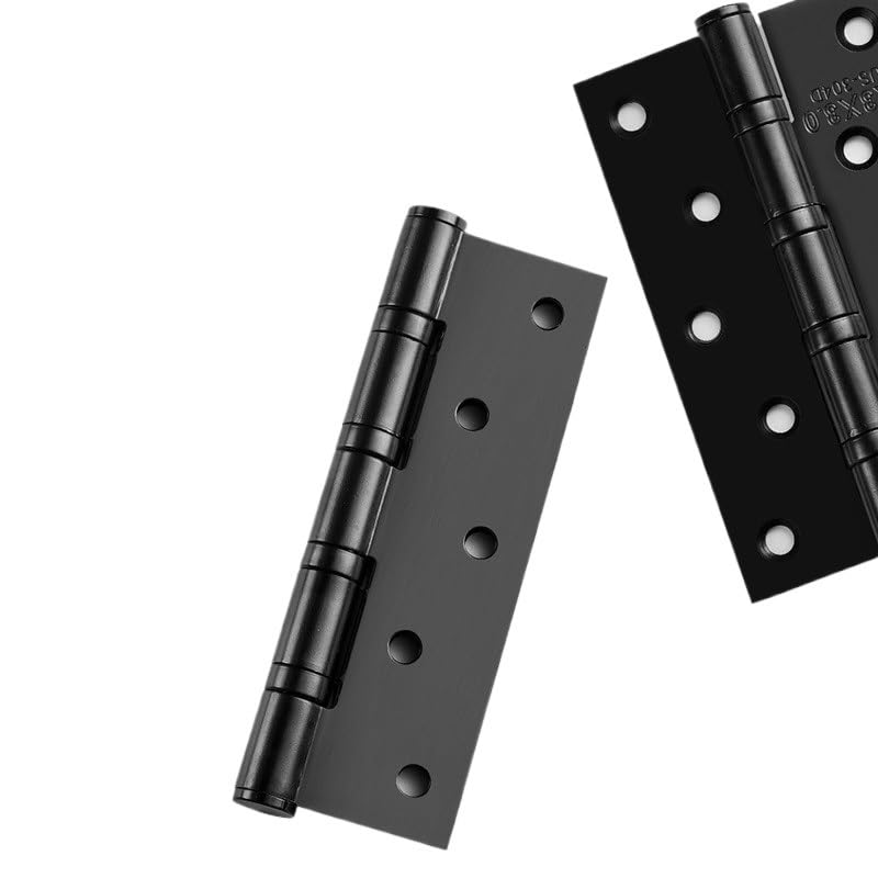 Cerniere 2 Cerniere for Porte in Acciaio Inossidabile 304 da 4 Pollici, connettore Adatto for Porte Pesanti, ferramenta for mobili Cerniere per Porte(Noir)