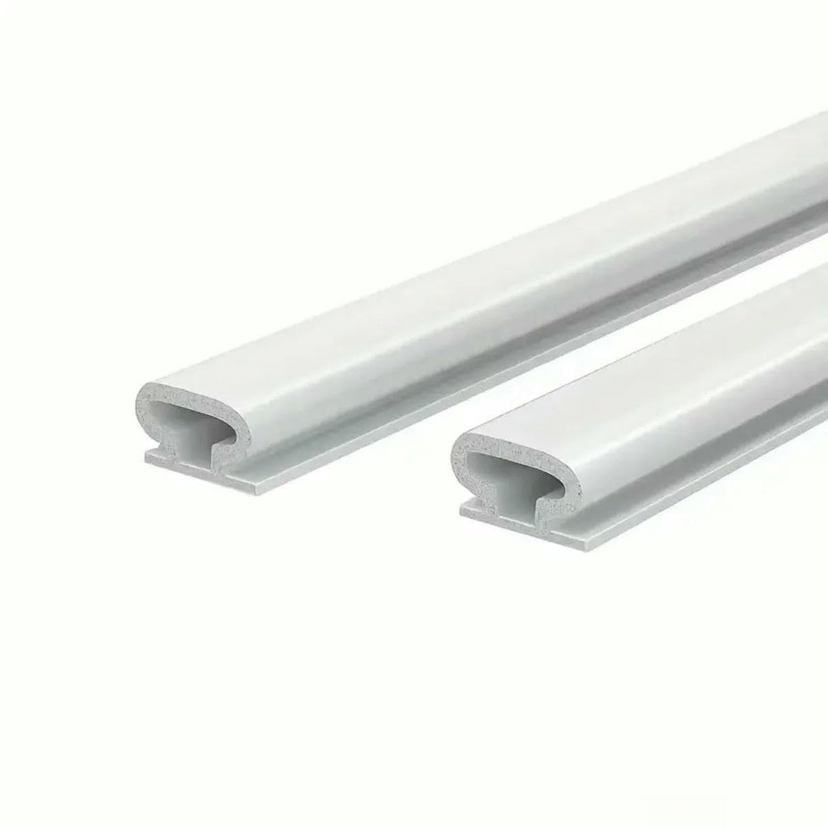 1pc Weather Stripping Door Seal, Window and Door Door Seal Strip, Soundproofing Self-Adhesive Backing D-Shape Door Weather Strip-White 6m