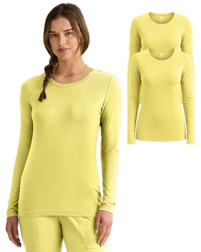 Image of Healing Hands Underscrub Long Sleeve Women Knits Scrub Tops