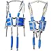 Patient Lift Sling Aids Standing Walking Gait Belt Supports Sitting Transfer Strap Seats Harness Assistance Elderly Senior Full Body Mobility Exercisers Blue
