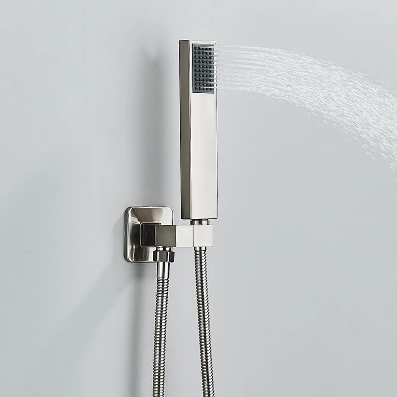 Mitigeur de douche 3 voies en nickel résistant pour baignoire