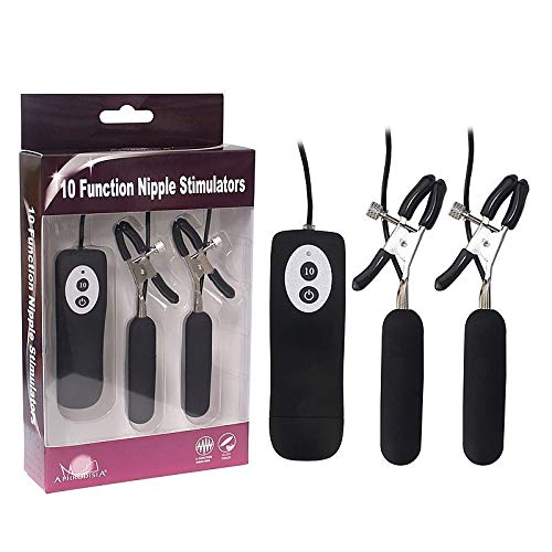 Grampos De Mamilos Vibratório Com Prendedor De Seios