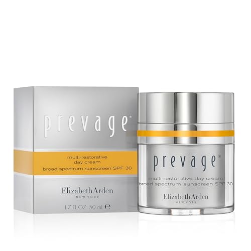 Elizabeth Arden PREVAGE Anti-Aging Face Moisturizer Cream for Women, SPF 30 Broad Spectrum Sunscreen, Reduces Fine Lines & Wrinkles, Skincare Gift for Her, 1.7 Oz