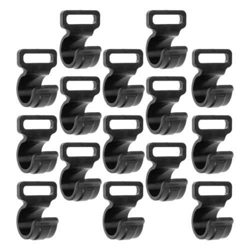 Hemobllo 15 Stück Zeltstangenhaken aus Kunststoff Tragbare Campingzelthaken mit Hoher Tragfähigkeit Zeltzubehör für Outdoor Camping Wandern und Ausflüge