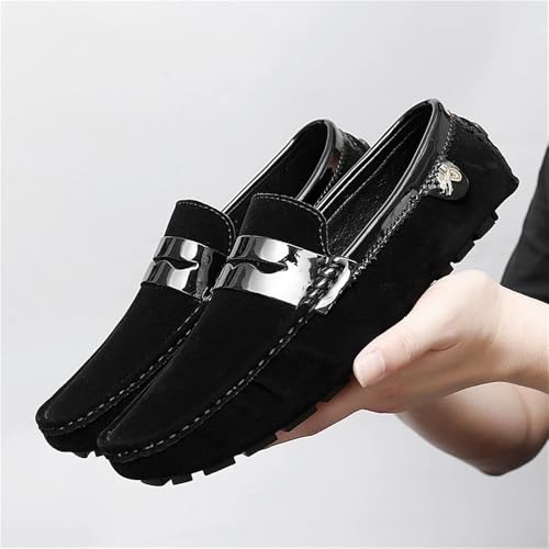 Mens Travel Loafers Shoes Breathable Suede Vamp Slip On Comfortable Driving Style Casual Events Business Outdoors Wedding2