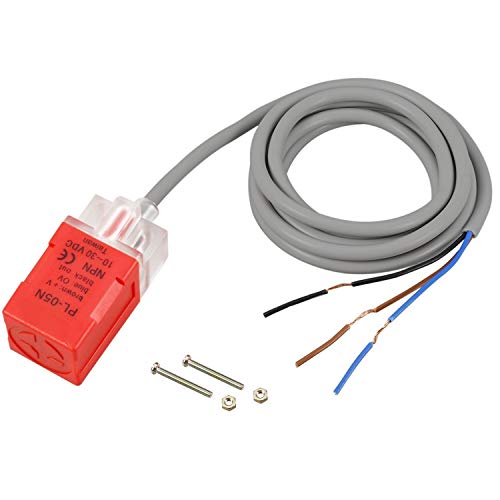 Sensor de proximidad inductivo PL-05N DC12-24V AC110-220V Interruptor de proximidad de detección NPN normalmente abierto, distancia de detección proximidad, conmutadores de 5 mm NPN normal Open Cover