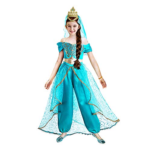 Disfraz Princesa Árabe para Niñas, Fiesta Halloween miniatura 2