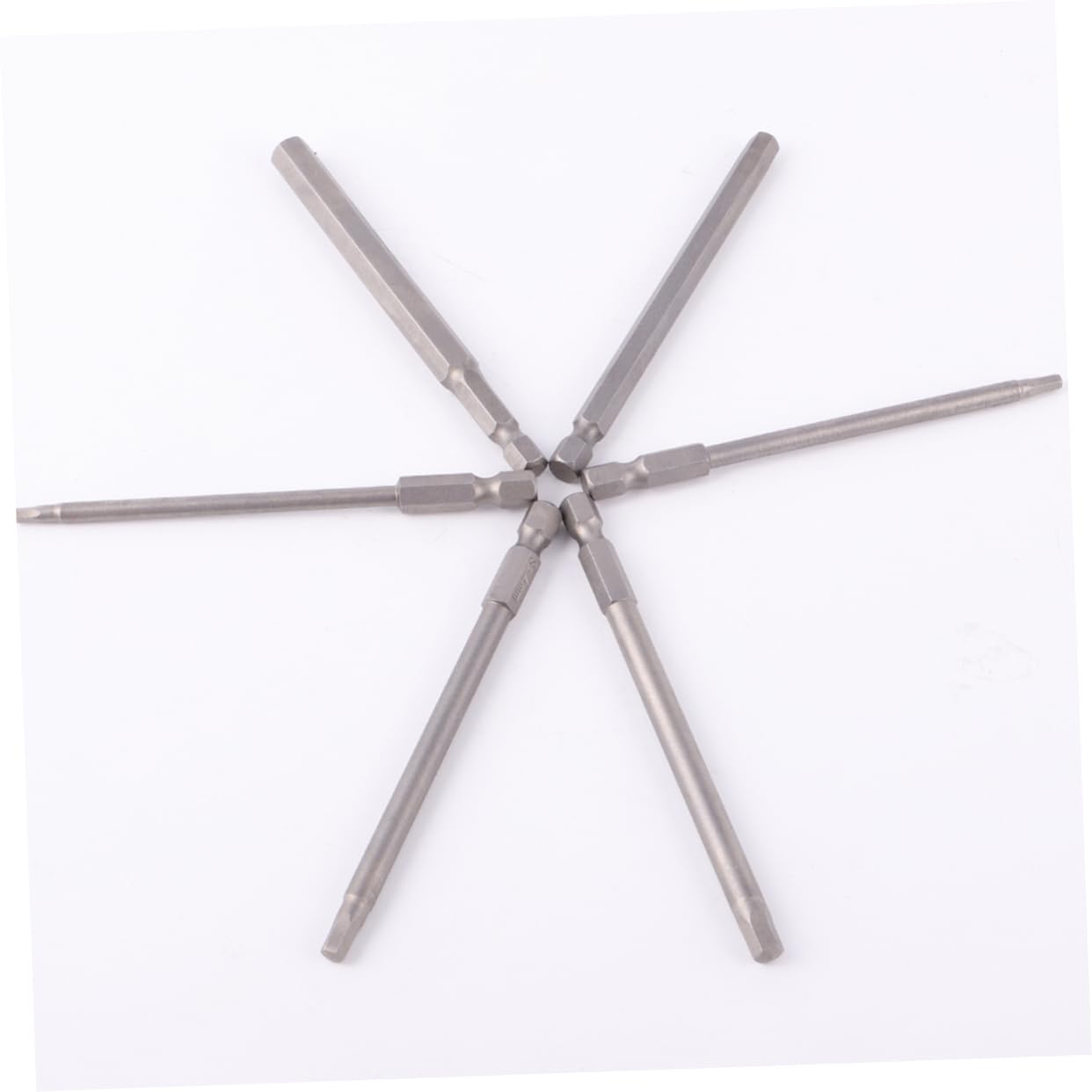 SHINEOFI 3 Set Punta Esagonale Magnetico Vite Spogliato Estrattore Di Bulloni Rotti Argento 6 Pezzi * 3