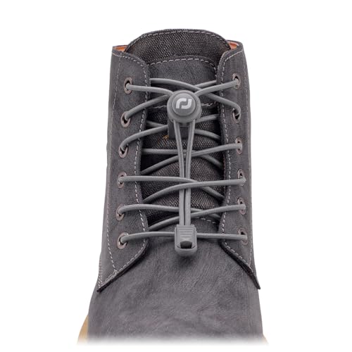 Image of RJ-Sport 72 Inches No Tie Shoe Laces - Extra Long Elastic Tieless Shoelaces for Boots, Plus-size Sneakers Roller Skates Shoes