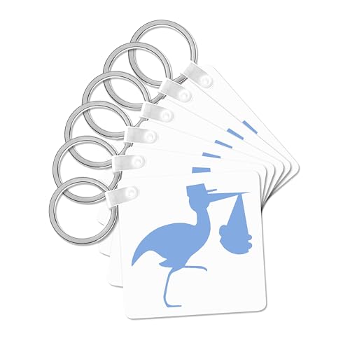 3dRose, It s A Boy, set of 6 Key Chains