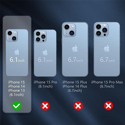 Image of Sansunto for iPhone 16e Case, Protective Cover for 13, 14, 15, 16E 6.1 inch, Heavy Duty Shockproof Drop Proof 3 in 1 Silicone Rubber Cover, Rugged Hybrid Durable Phone Cases for Women (Burgundy)