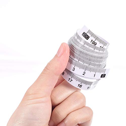 Cinta métrica adhesiva 200 cm transparente uxcell miniatura 5