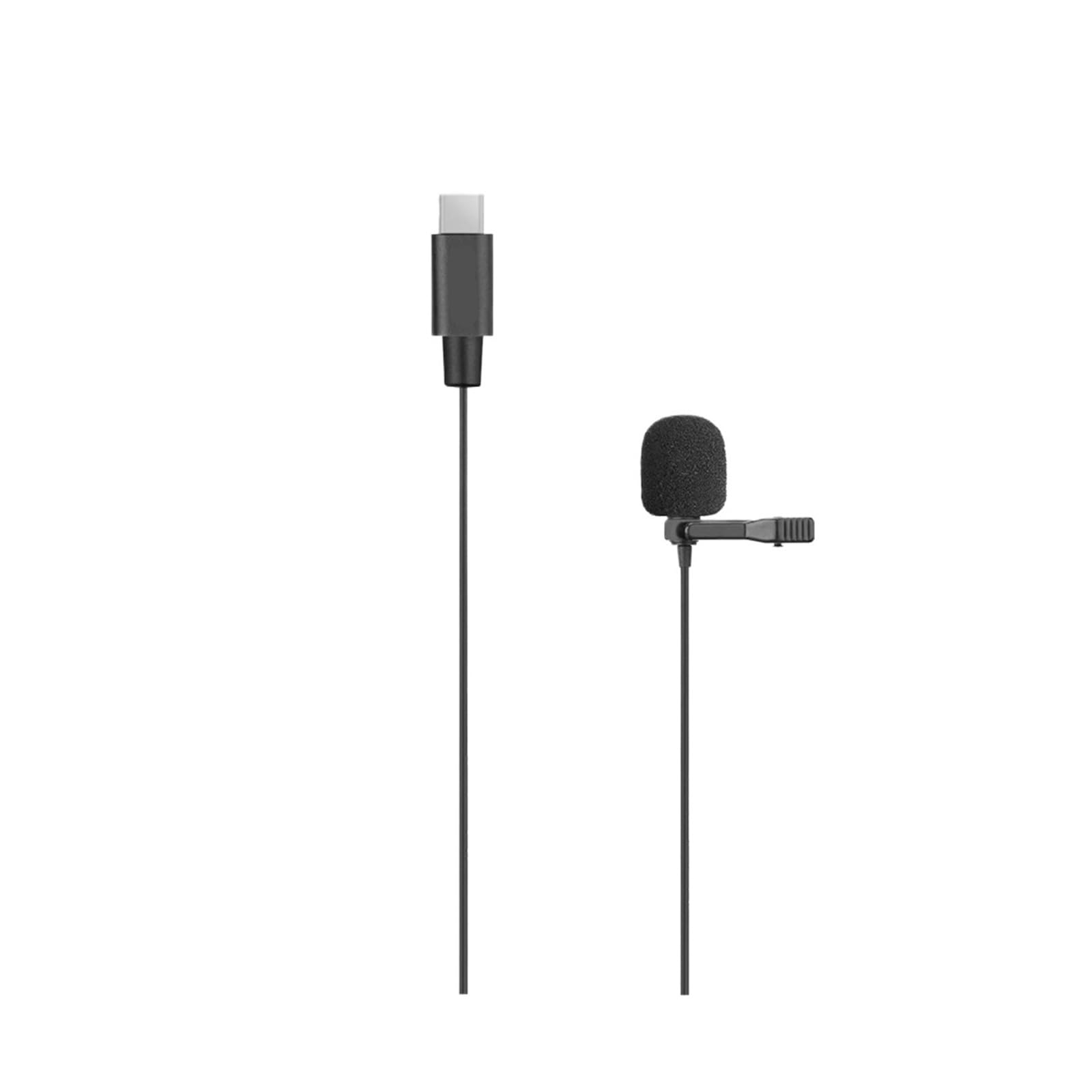Micrófono de solapa compatible con DJI OSMO Pocket, conector USB-C, ideal for grabación de vídeo y vlogs.,Accesorios