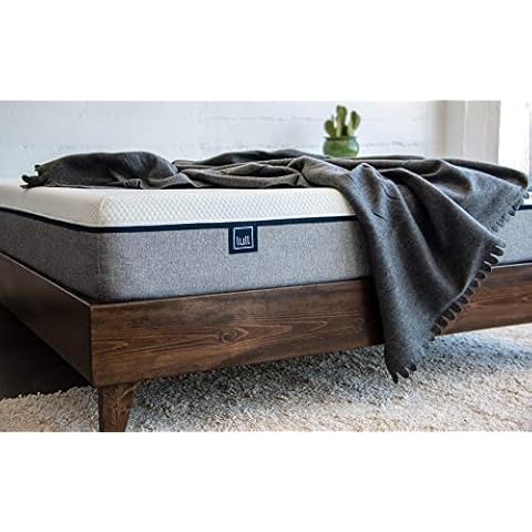 Lull King Size Platform Bed Frame | Wooden Bed Frame with Slatted Base | Mattress Frame | No Box Spring Needed Bed Frames | Modern Design & Easy to Assemble Pine Wood Construction Cover