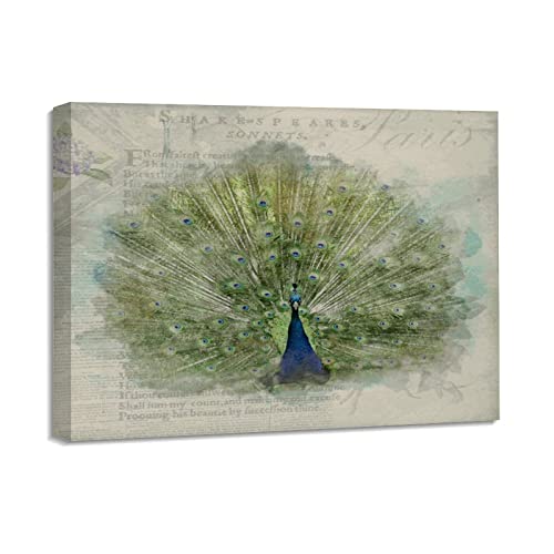 Toile paon Yelolyio cadeau original idee deco maison design