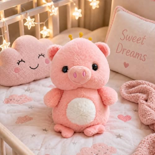 Image of SCOOBA Cute Little Crown Pig Soft Toys for Kids Babies 25cm(Little Crown Plush Pig)