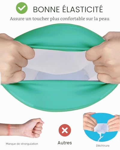 EuyiHlybt Protection Platre Main Adulte, Imperméable Protection Main Platre pour Douche, Protecteurs de Plâtre Doux et Confortables pour le Poignet, le Doigt, Sac de Plâtre Réutilisable – vue 3