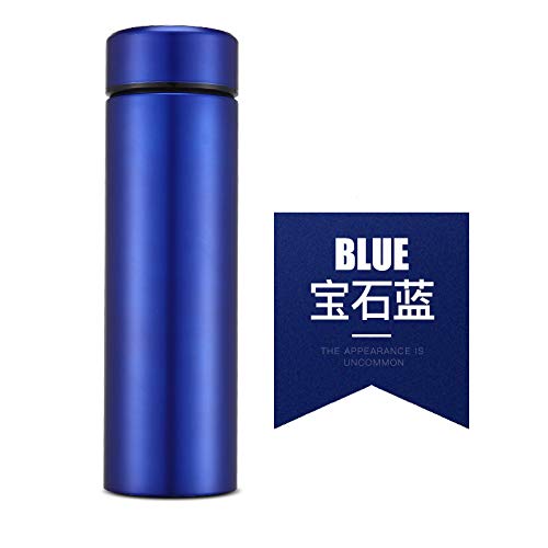 Meilen life Nueva Taza De Aislamiento De Acero Inoxidable De Doble Capa, Taza De Agua Helada para Empresas De Vacío 500ml Azul Zafiro