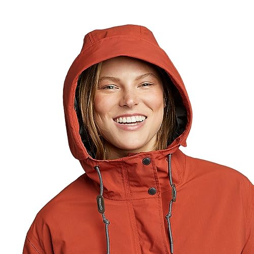 Eddie Bauer Women's Port Townsend Trench Coat, Red Clay, X-Large3