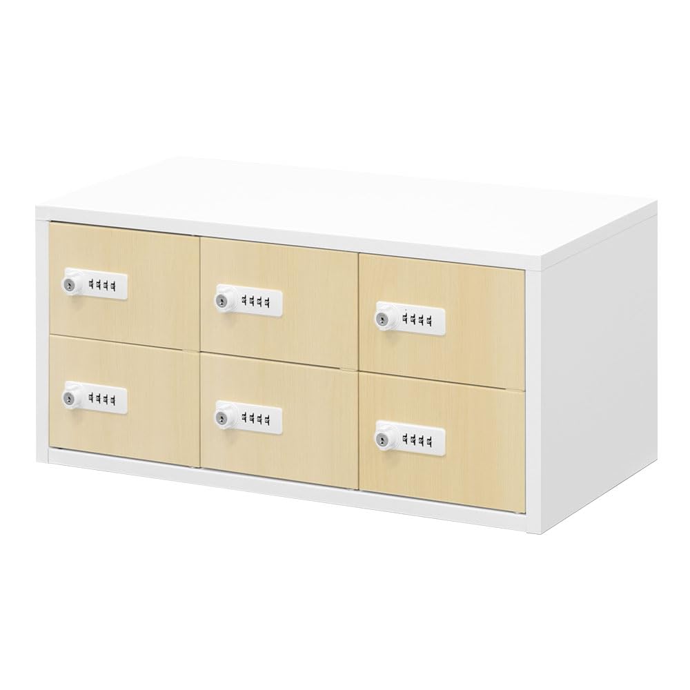 Amazon.co.jp: 貴重品ロッカー 鍵付き 収納 ボックス 小型 ロッカー 3