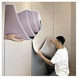 Installation Facile: Papier peint auto-adhésif, il suffit de le décoller et de le coller. Vous pouvez facilement découper ce papier peint avec des ciseaux pour obtenir la taille et la forme souhaitées, ce qui vous fait gagner du temps