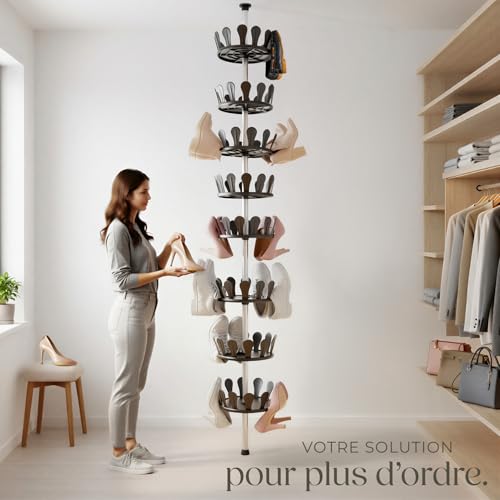 Range chaussures dressing télescopique pour optimiser vos placards - 8