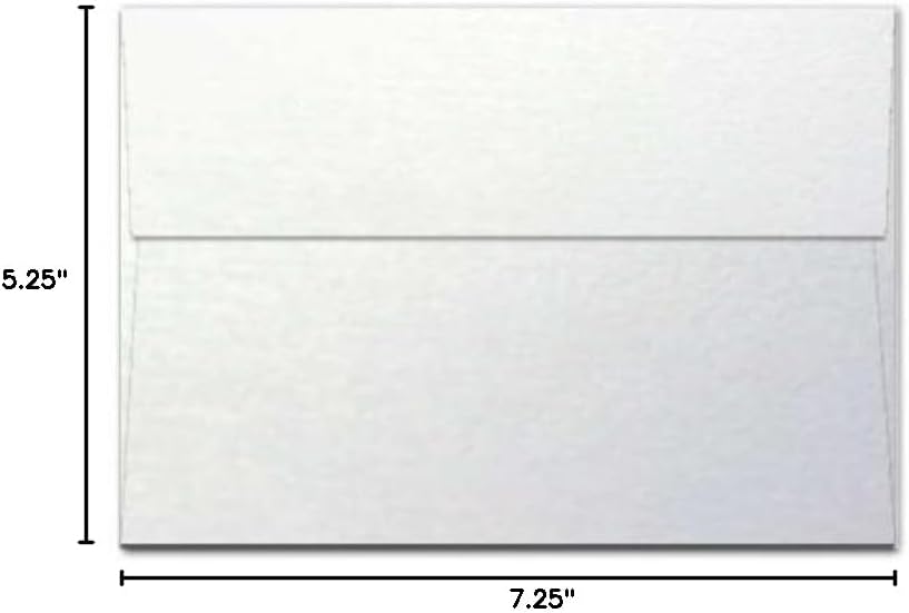 A7 Greeting Card Envelopes - Metallic Ice Gold - 25 Envelopes