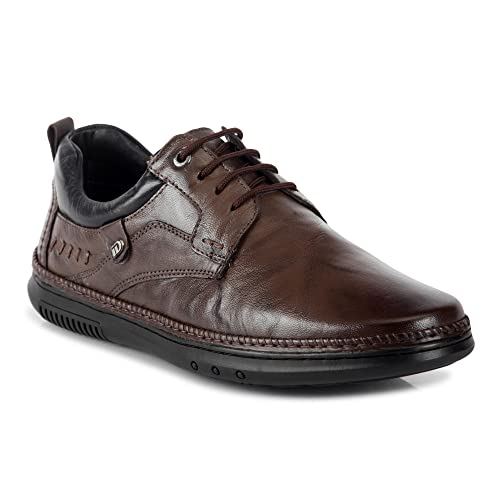 Image of ID Lace-Up Dual Shade Casual Shoes for Men