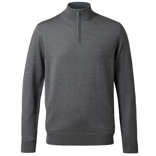 Sweater homme marine Charles Tyrwhitt en mérinos pour le bureau