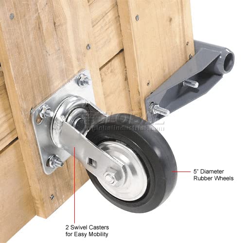 Carretilla Industrial Global Industrial 48x24 1400 lb miniatura 5