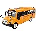 Beauneo Grande Taille Enfants Autobus Scolaire Jouet Modèle Voiture à Inertie avec LumièRe Sonore pour Enfants Jouet Cadeau d'anniversaire