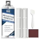 BUFFZIT Metal Repair Glue & Epoxy Adhesive – High-Strength for Metal, Plastic & Ceramic, Fixes Cracks, Holes & Leaks, Fast-Setting, Waterproof, Ideal for Industrial Repairs & Casting, 80g/2.82oz