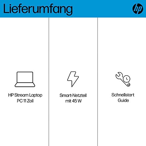 HP Stream Laptop | 11,6" HD Display | Intel Celeron N4120 | 4GB DDR4 RAM | 64GB eMMC | Intel Grafik | Windows 11 S-Mode | QWERTZ Tastatur | Weiß | inkl. Microsoft Office 365 Single – Bild 3