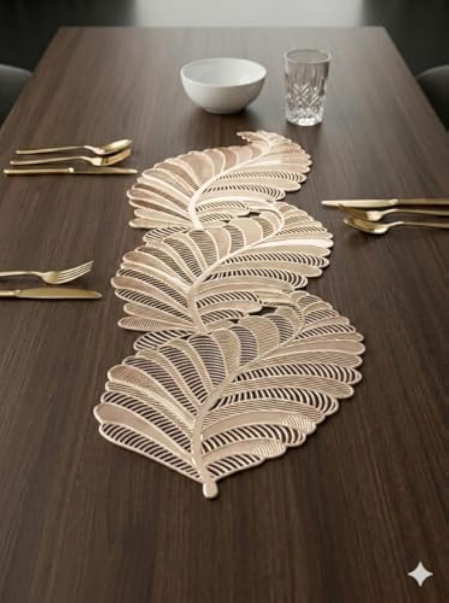 Placemat and Table Runner Combo Set for Dining Table