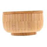 FUNOMOCYA de especias de sal de tarro de sal contenedor de especias pequeñas cuenco de cocina contenedor de condimento tarro de azúcar jarra con tapa Beige