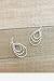 Layered Teardrops on Sterling Silver Earrings