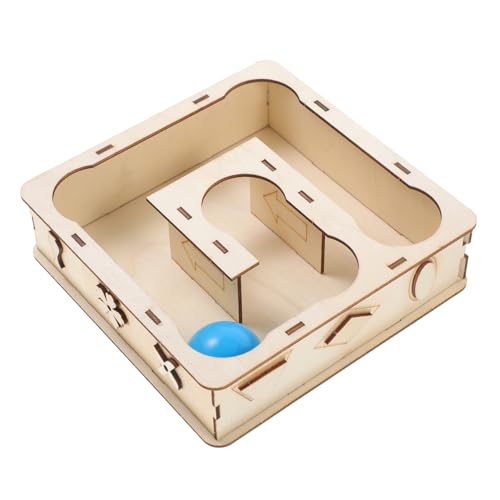 Balacoo Hamster Maze Toy Guinea Pig Tunnel Wooden Construction Decorative Hideout Versatile Small Pet Toy