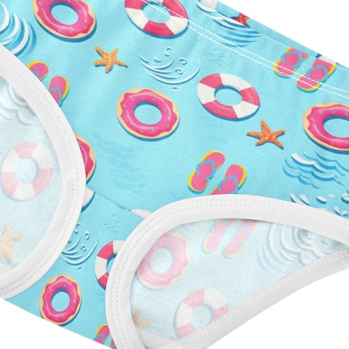 Girls' Underwear Summer Ocean Swimming Ring Blue Toddle Brief Panties 23029474