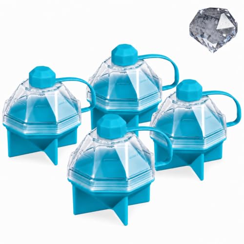 Molde para hielo en bola diamante con cuerda, silicona alimentaria miniatura 1