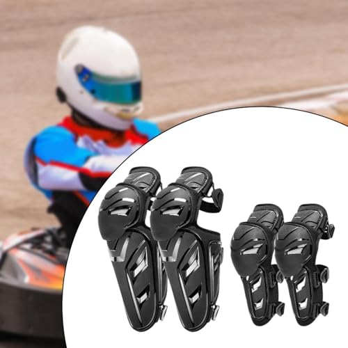MagiDeal Elbow Guard and Knee Pads Riding Protector High Performance Adjustable Easy to Wear Motocross Protective Gear for Riding