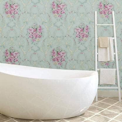 A WALLS DREAM Blue Vintage Flower Self Adhesive Wallpaper 200 X 45 CM- 9 SQFT Approx (B09R4RLTDW) Amazon Price History, Amazon Price Tracker